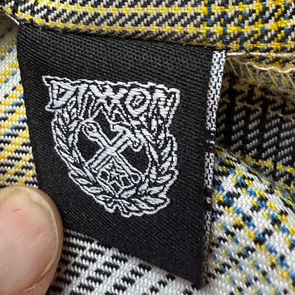 Dixxon Flannel Sublime Plaid Button-Up Shirt Women’s Size Large - Picture 11 of 12